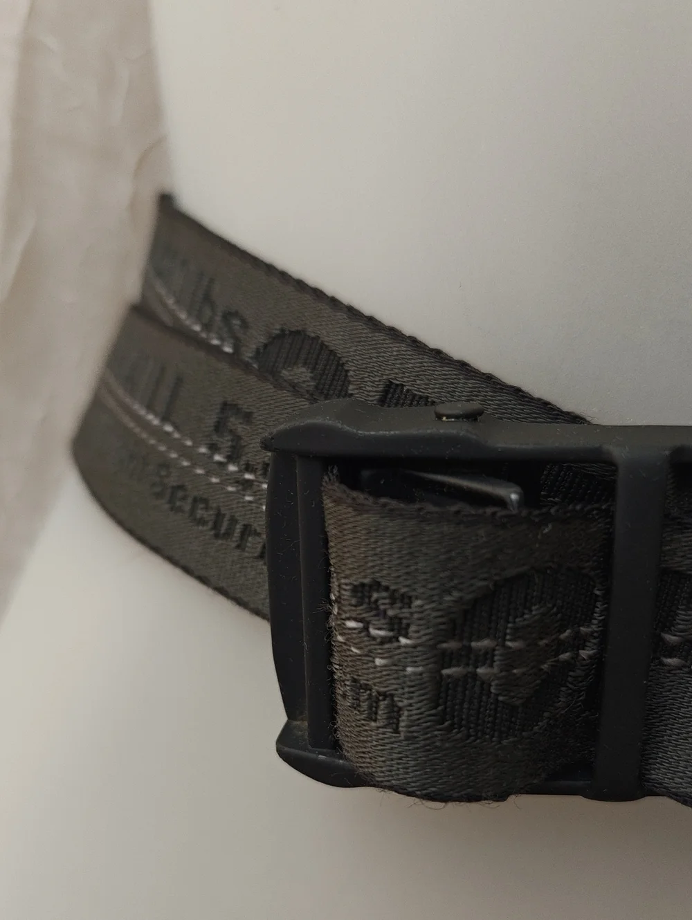 Off White Industrial Logo Belt